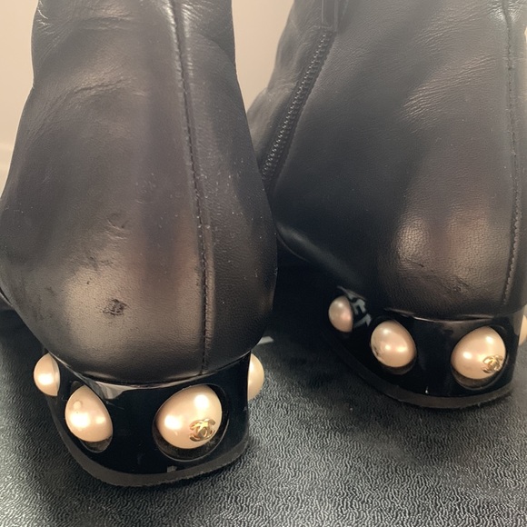Chanel Pearl Booties - Picture 9 of 16